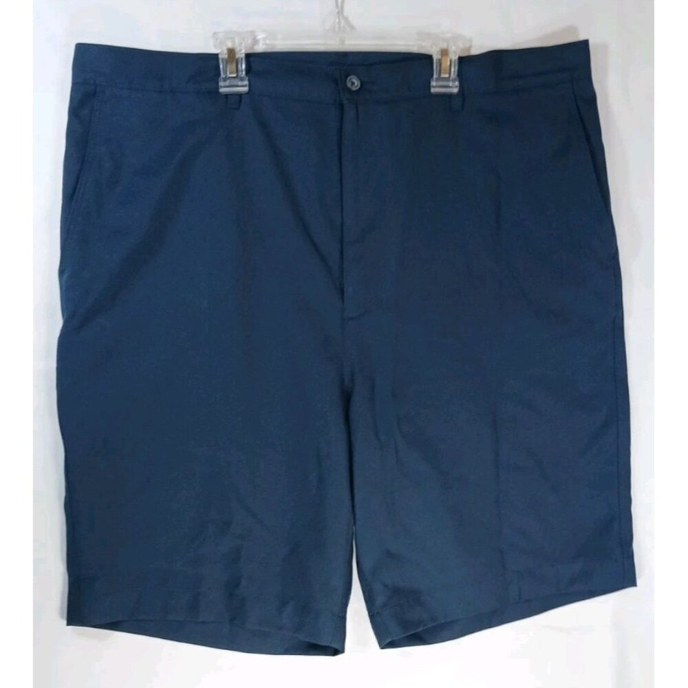 PGA Tour Navy Blue Golf Mens Flat Front Size 42 Shorts Active Waistband RN 37763